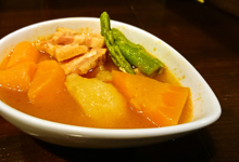 ごろごろ野菜のミネストローネ風ポトフ
